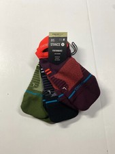 NWT Stance Freshtek Performance Cushion Sock -Tab Height - Medium - 3 Pack