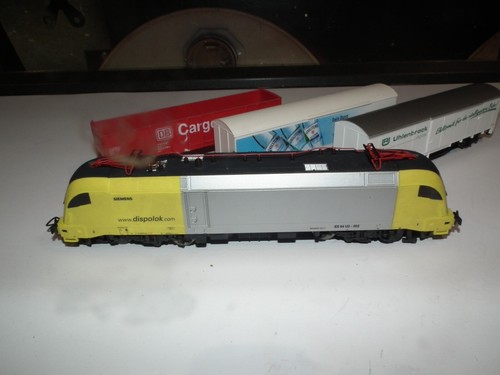 Piko H0 5741 E-Lok ES64 U2, Dispolok, DC, Fahrlicht TOP ohne OV +3 tolle Wagen | Zustand: Gebraucht