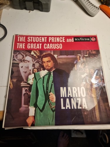MARIO LANZA The Great Caruso + The Student Prince 12" LP SOUNDTRACK, Vinyl Is NM - Picture 1 of 5