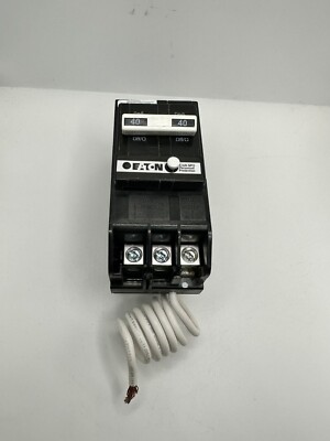 USED BRN240GF EATON BR GFCI Ground Fault Circuit Breaker 40A 2P 120/240VAC