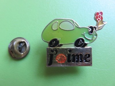 250 - Pin s - J aime Shell - Green Car Ecolo