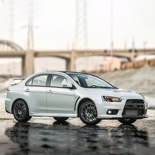 Demon Headlights+Tail Rear Lights+LED Bulb Combo Sets For Lancer & EVO X 2008-UP - Picture 13 of 24