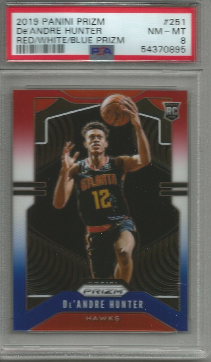 De'Andre Hunter 19/20 Panini Prizm Red-White-Blue Prizm