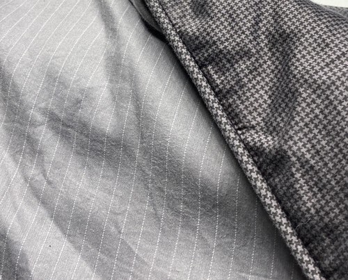 Tommy Hilfiger Hudson Park Curtains & Shams Set of 6 Gray Paisley Discontinued - Picture 6 of 7
