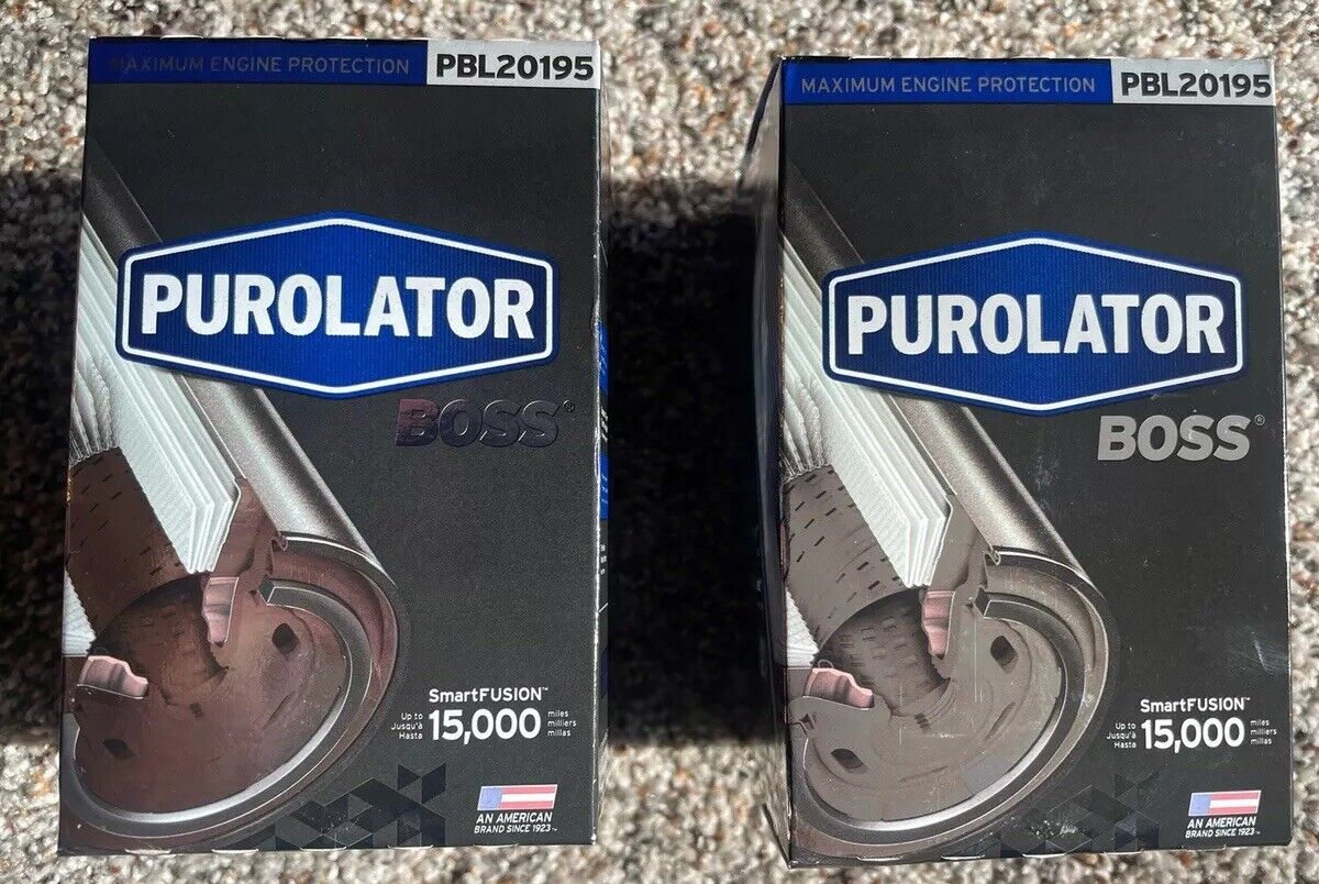 (2) Purolator BOSS PBL20195 Oil Filters - BRAND NEW
