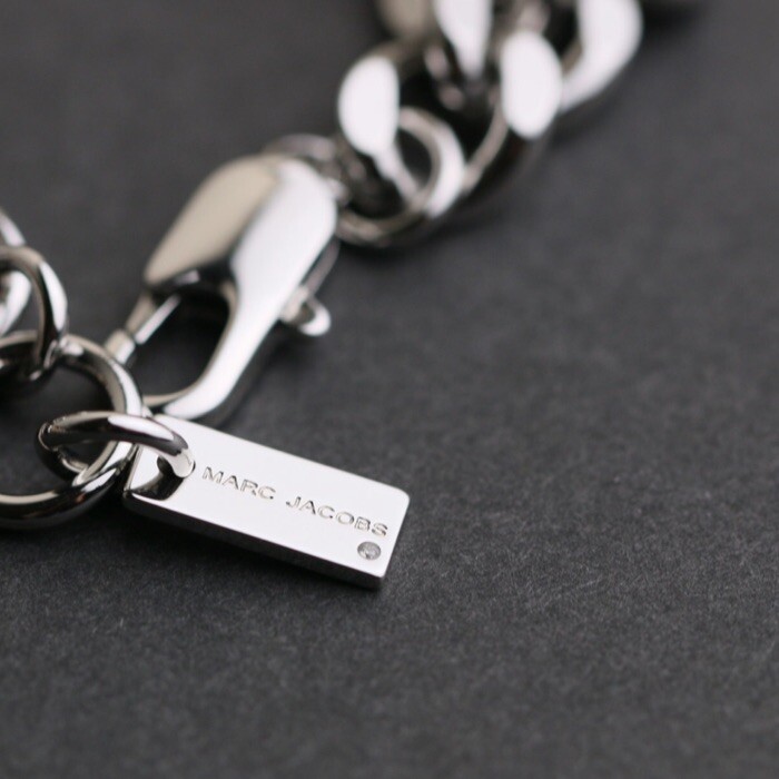 Marc Jacobs The Mini Icon Charm Bracelet In Silver | eBay