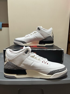 Size 15 - Jordan 3 Retro Mid White Cement Reimagined for  display picture 1