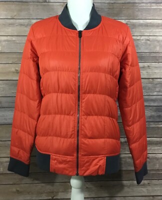 athleta down bomber jacket