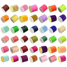 100yards/roll Braided Nylon Thread Knotting Cord Beading String DIY Craft 0.8mm