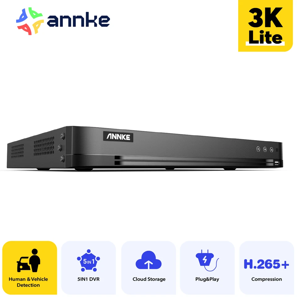 ANNKE HD 4K/5MP 16CH/32CH Digital Video Recorder 5in1 DVR for CCTV Camera System - Image 2 of 4