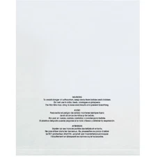 1-1,000 18x24 Suffocation Warning Self Sealing Clear Poly Bag FBA Approved
