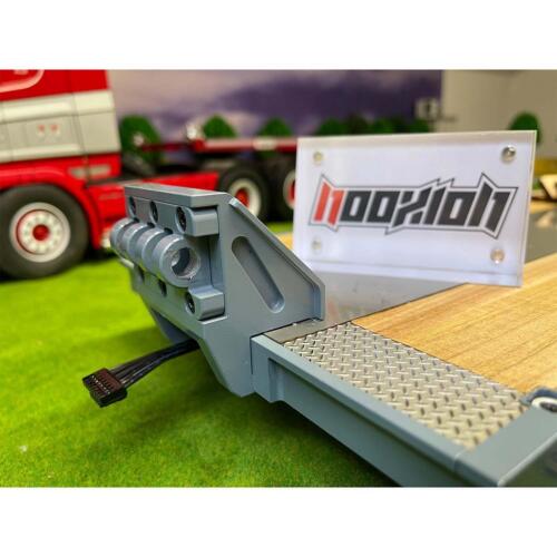 RC Car Updated Flat Module Metal CNC For 1/14 Heavy Trailer RC Tractor Truck DIY - Picture 6 of 10