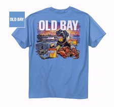 Old Bay Harbor Scenes Short Sleeve T-Shirt - NEW Fast Free Ship