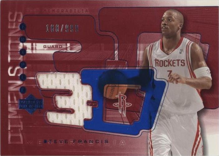 2003-04 Upper Deck Triple Dimensions - Steve Francis #3DW20 - 1 of 2