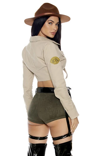 Сексуальный Forplay штата шериф патрульный солдат 4шт костюм 553140 - Изображение 3 из 4