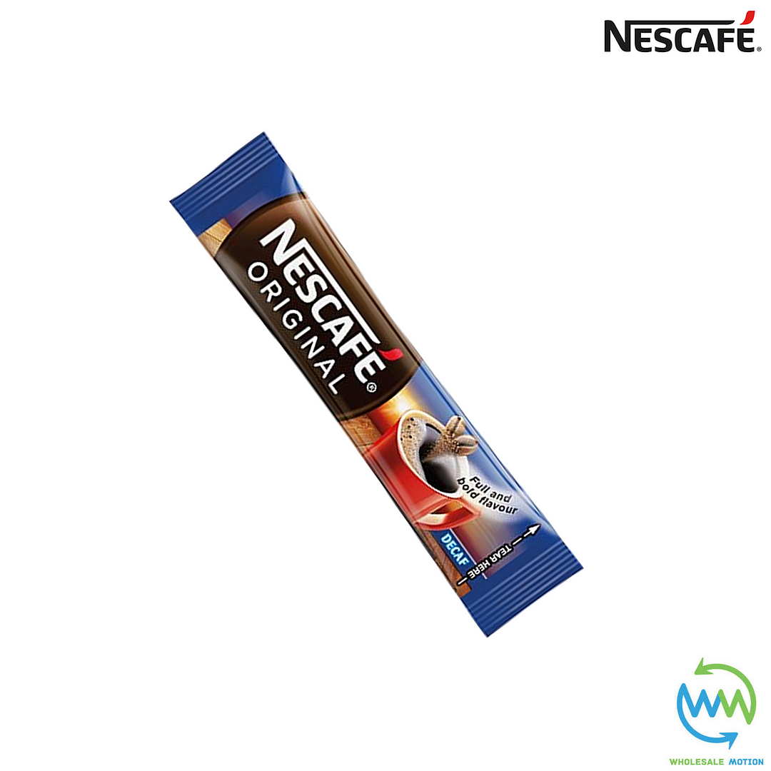 NESCAFE Original DECAF Individual COFFEE Sachets CUP Instant Sticks