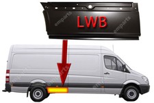 For Mercedes Sprinter LWB Side Lower Panel Metal Repair Moulding O/S 2006 2018