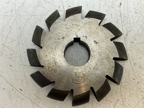 4" x 0.9" x 1" - HSS Convex Cutter - Semicircle Arc Milling Cutter - Picture 2 of 5