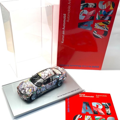 Art Car BMW 3er M3 GTR Kunst am Automobil Sandro Chia Design, OVP, 1:18