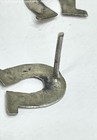 900 Silver Horseshoe Stud Post Earrings 0.6g — photo 3