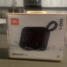 JBL Go 4 Ultra-Portable Bluetooth Speaker Black, Waterproof, Dustproof