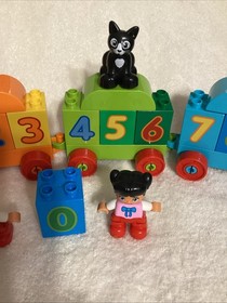 LEGO DUPLO Learn To Count NUMBER TRAIN Building Block Set 10847 W/ Figures