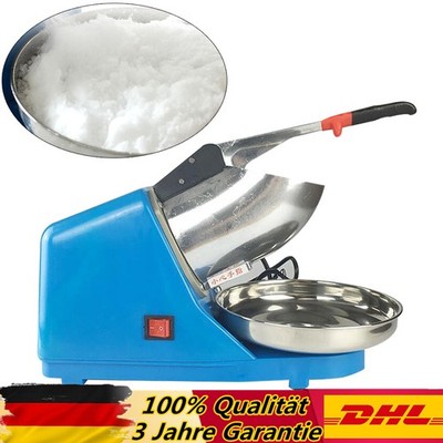 Elektrischer Edelstahl Ice Crusher Crusheisbereiter Eiszerkleinerer 220V DHL