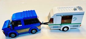 LEGO, CITY 60117, VAN & CARAVAN, ASSEMBLED, COMPLETE, BOX+MANUALS+FIGS