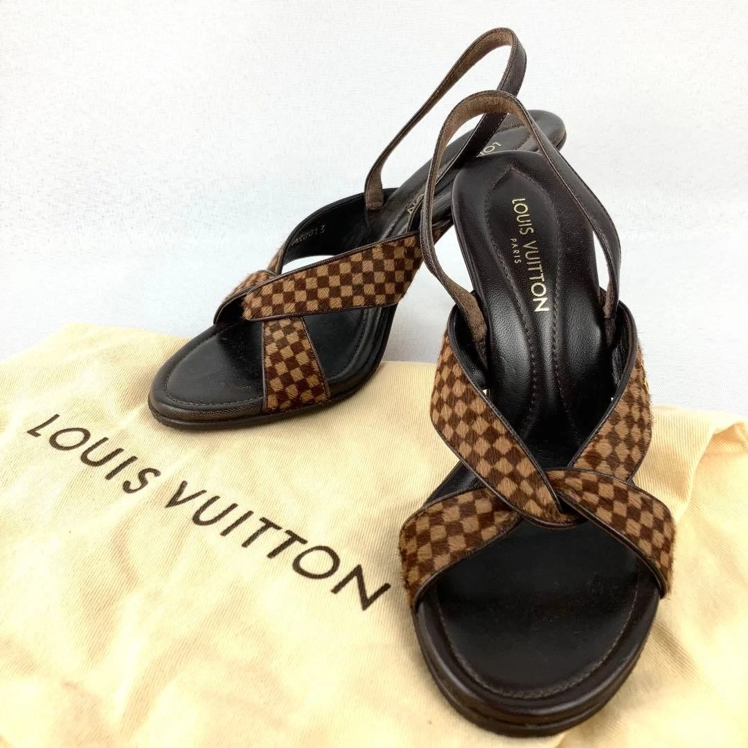 Louis Vuitton Damier Shoes In Women's Sandals & Flip Flops | eBay