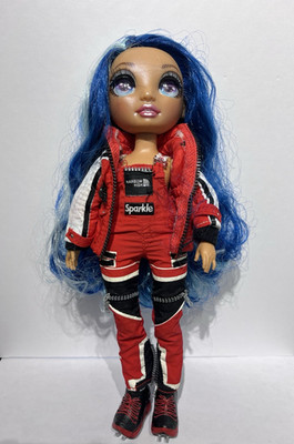 Rainbow High Cheer & Racing Series Sparkle Doll with Blue Hair - No Box