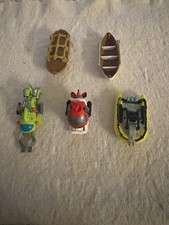 Micro Machines Lot of 5 Water Vehicles Canoes Rafts