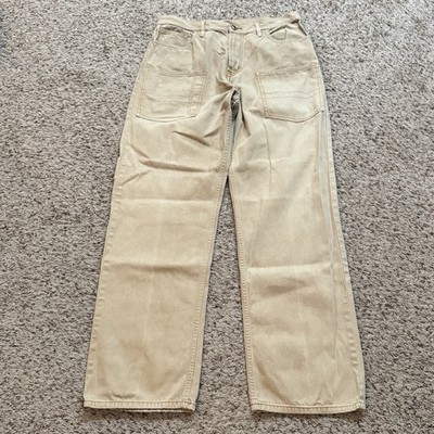 Sean John Men s Khaki Tan Jeans 34x32 Straight Leg NEW Without Tags