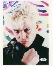 Billy Idol Vintage Autographed Signed 8x10 Photo Certified Authentic PSA/DNA