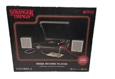 STRANGER THINGS Victrola WSQK Record Player Turntable Speakers Netflix - NEW