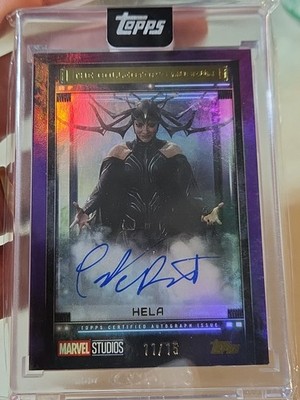 2025 Marvel The Collectors Museum Auto Cate Blanchett as Hela Purple /15 TM-CB