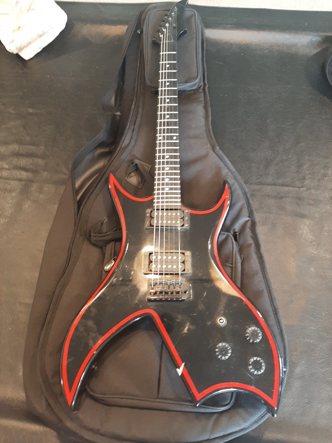 Vintage 1984 Hondo Formula 1 Bich Style Electric Guitar, Korea