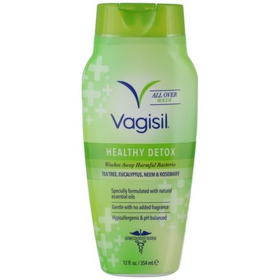 Vagisil Healthy Detox Daily Intimate Wash, Tea Tree/ Eucalyptus/Neem/Rosemary...