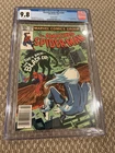 9.8 CGC AMAZING SPIDER-MAN 226 NEWSSTAND VARIANT 1 BLACK CAT APPEARANCE WHITE PG