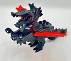 Lego Black Dragon with Trans-Neon Orange Wings 6028
