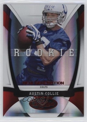 2009 Donruss Certified New Generation Mirror Red Austin Collie Rookie RC oh4