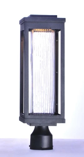 Maxim 55900 Salon 1 Light 19-1/2"H Integrated LED Outdoor Post - Picture 9 of 12