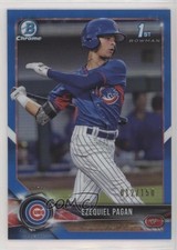 2018 Bowman Draft Chrome Blue Refractor 12/150 Ezequiel Pagan #BDC-106 he4