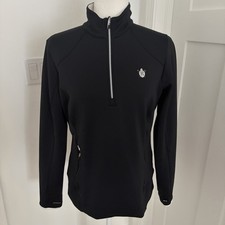 Zero Restriction Womens M Black 1/4 Zip Golf ...