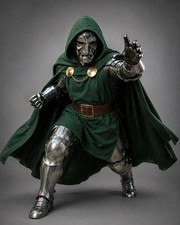 Doctor Doom Inspired Cosplay Armor Set, Dr Doom Wearable Steel Helmet  Gauntlet