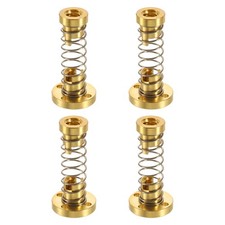 4Pcs Anti Backlash Spring Loaded Nut 2mm Pitch 2 Start 4mm 3.5mm Holes