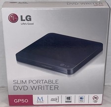 LG Slim Super-Multi Portable DVD Writer Rewriter GP50NB40 Black M-DISK NB70 RB00