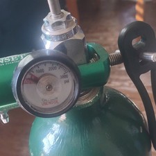oxygen tank never used as is both for 175 need gone asap