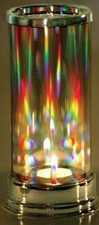 Prism Lantern Holographic Hurricane Candle Holder