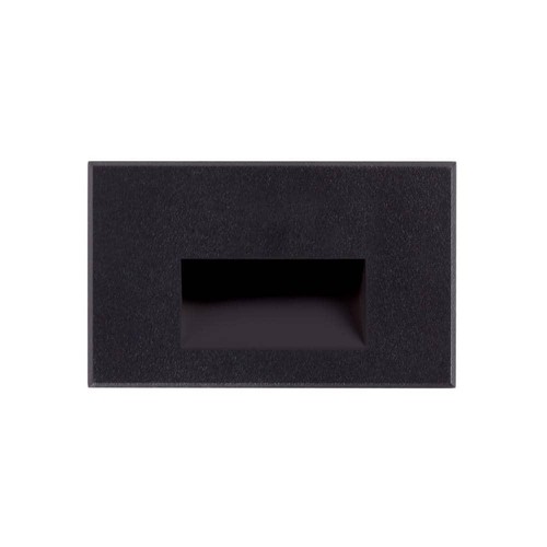 KUZCO Sonic 3 in. 1-Light 12-Volt 4-Watt Black Integrated LED Exterior Stair - Picture 1 of 2