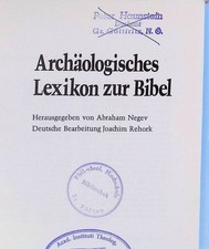 Archäologisches Lexikon zur Bibel. Negev, Ab...
